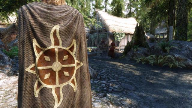 Cloaks Of Skyrim  Cloaks Of Skyrim Retextured SE for Skyrim SE-AE