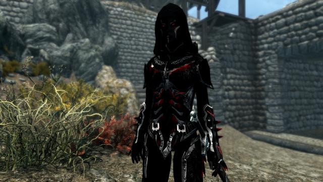 Даэдрическая броня ассасина / Daedric Assassin Light Armor для Skyrim SE-AE