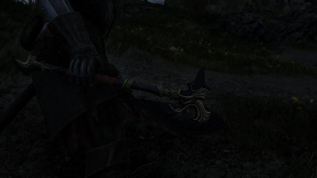 Magic War Axe для Skyrim SE-AE