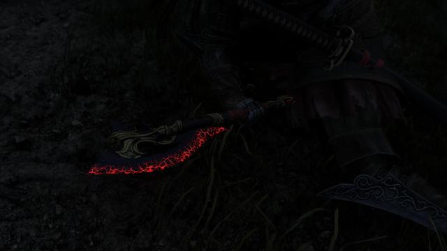 Magic War Axe для Skyrim SE-AE