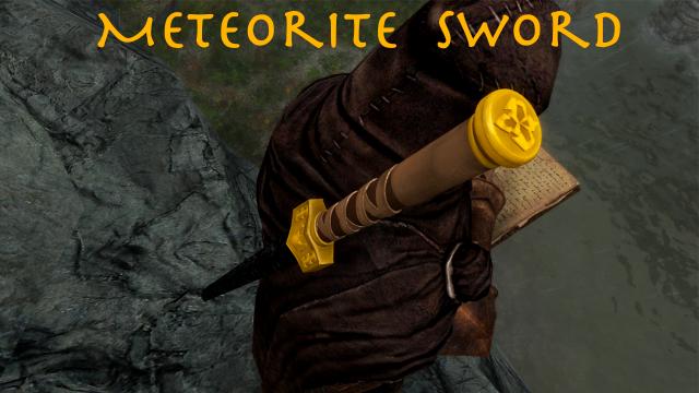 Meteorite Sword - Метеоритный Клинок для Skyrim SE-AE