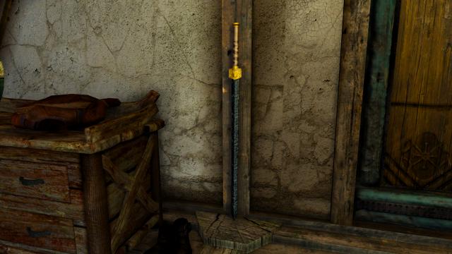 Meteorite Sword - Метеоритный Клинок для Skyrim SE-AE