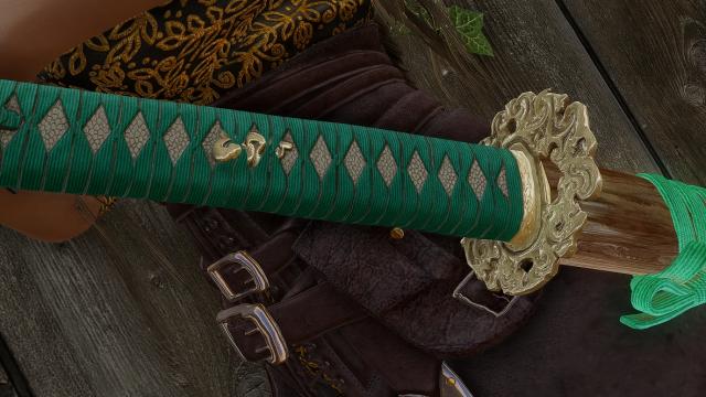 Jade Dragon -Katana SE for Skyrim SE-AE