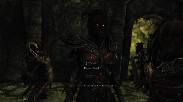 Additional Dremora faces для Skyrim SE-AE