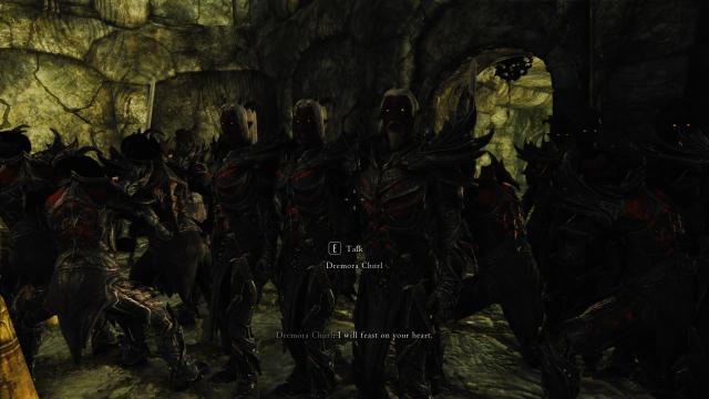 Additional Dremora faces для Skyrim SE-AE