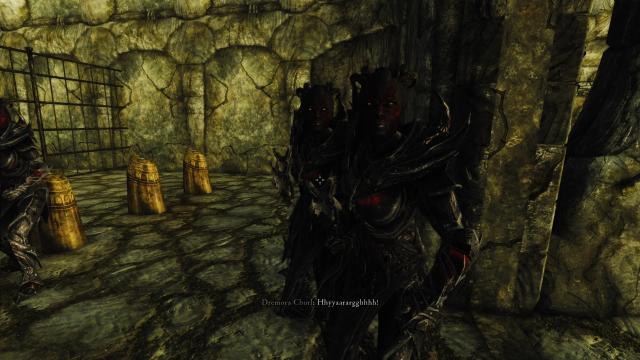 Additional Dremora faces для Skyrim SE-AE