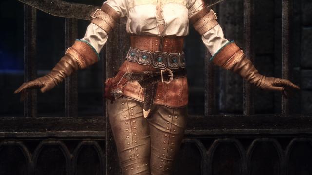 Ciri’s Outfit (The Witcher 3) SE - Сет Цири для Skyrim SE-AE
