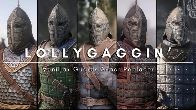 Lollygaggin' - Vanilla Guard Armor Replacer for Skyrim SE-AE