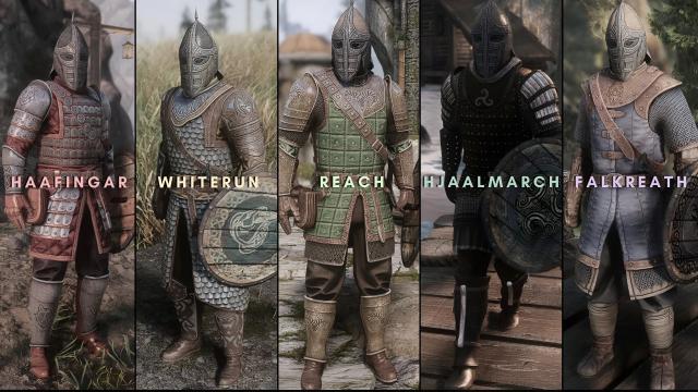 Lollygaggin' - Vanilla Guard Armor Replacer for Skyrim SE-AE