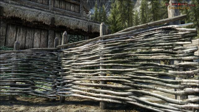 HD Фермерские дома / HD Reworked Farmhouses 4K для Skyrim SE-AE