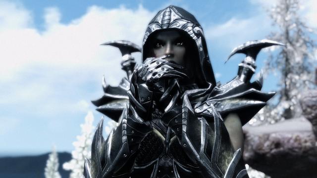 DX Daedric Reaper Armor - UNP and MALE for Skyrim SE-AE