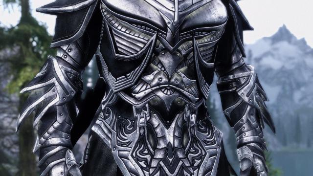 DX Daedric Reaper Armor - UNP and MALE for Skyrim SE-AE