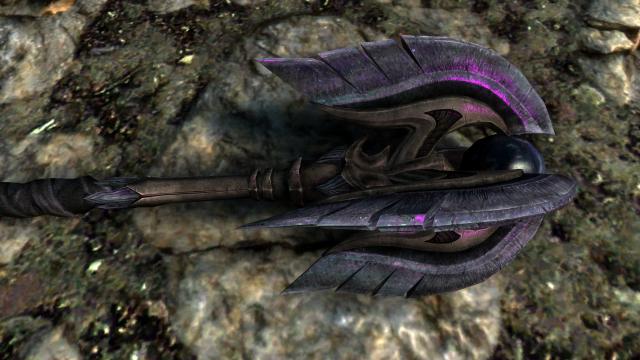 Daedric Glass Weapons - Даэдрическое стеклянное оружие для Skyrim SE-AE