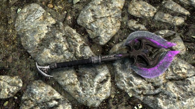 Daedric Glass Weapons - Даэдрическое стеклянное оружие для Skyrim SE-AE