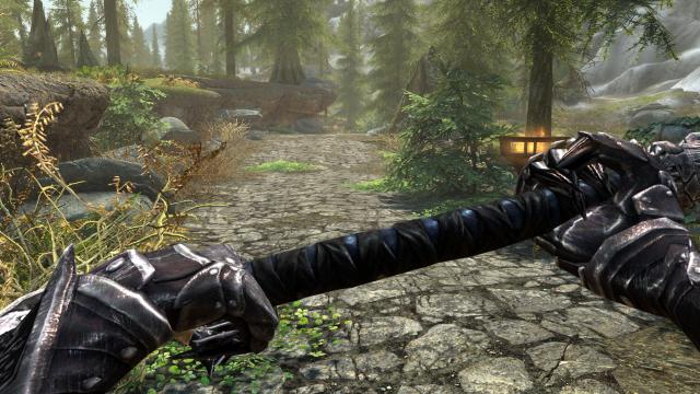 Daedric Glass Weapons - Даэдрическое стеклянное оружие для Skyrim SE-AE