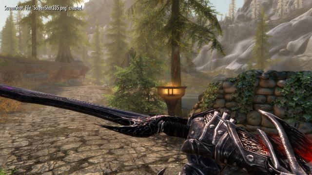 Daedric Glass Weapons - Даэдрическое стеклянное оружие для Skyrim SE-AE