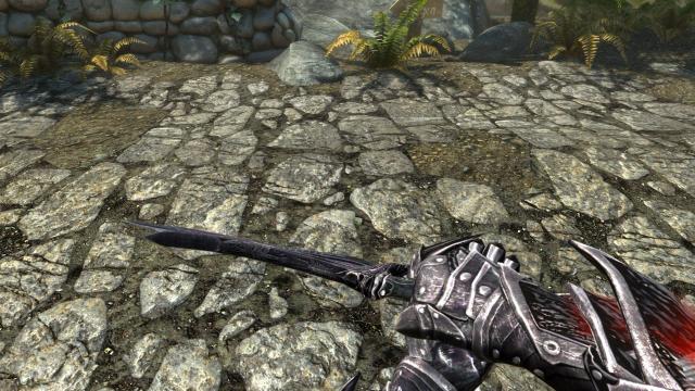 Daedric Glass Weapons - Даэдрическое стеклянное оружие для Skyrim SE-AE