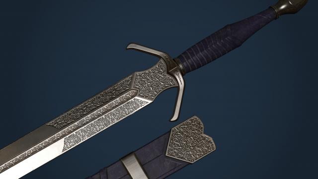 Dunmeri Leaf Swords - Steel Sword Replacer