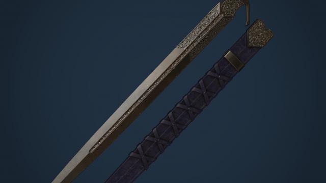 Dunmeri Leaf Swords - Steel Sword Replacer для Skyrim SE-AE