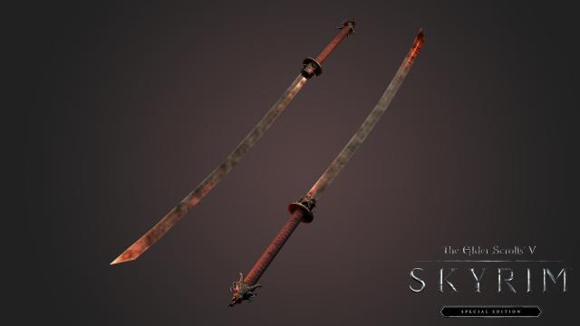 Daedric Weapons Expanded для Skyrim SE-AE