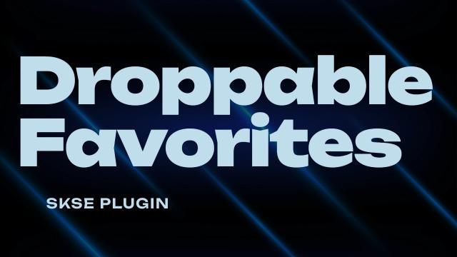 Droppable Favorites