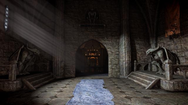 HD Замок Волкихар / Skyrim Remastered - Castle Volkihar and Clutter для Skyrim SE-AE