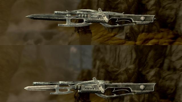 Двемерская винтовка / Dwarven Rifle Crossbow Tipe для Skyrim SE-AE