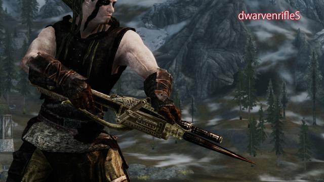 Двемерская винтовка / Dwarven Rifle Crossbow Tipe для Skyrim SE-AE