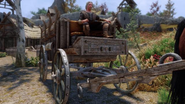 WiZkiD Carriages - 2к/4к повозки для Skyrim SE-AE