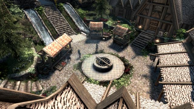 SSG Whiterun Stone Floor for Skyrim SE-AE