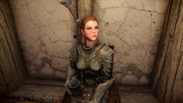 Young Uthgerd the Unbroken for Skyrim SE-AE