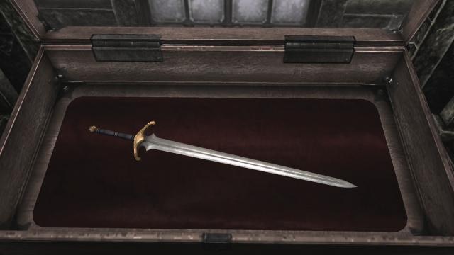 Меч драконьего рыцаря / Drake Knight Sword для Skyrim SE-AE