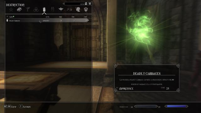 Deadly Cabbages SSE - for Skyrim SE-AE