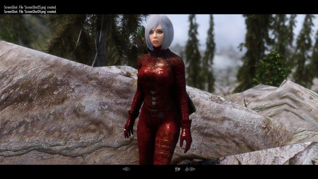 -  Mord Sith Cara Armor SSE for Skyrim SE-AE