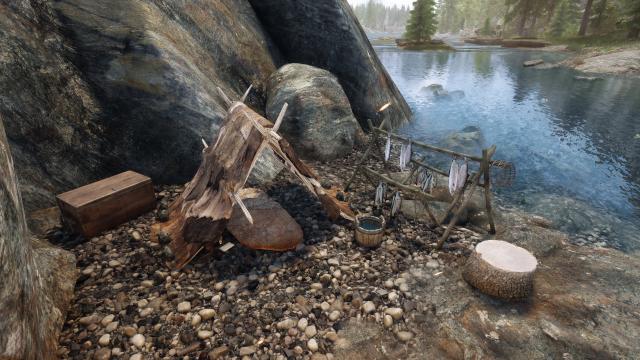 Real Water in Buckets and Barrels and Pots and Pans для Skyrim SE-AE