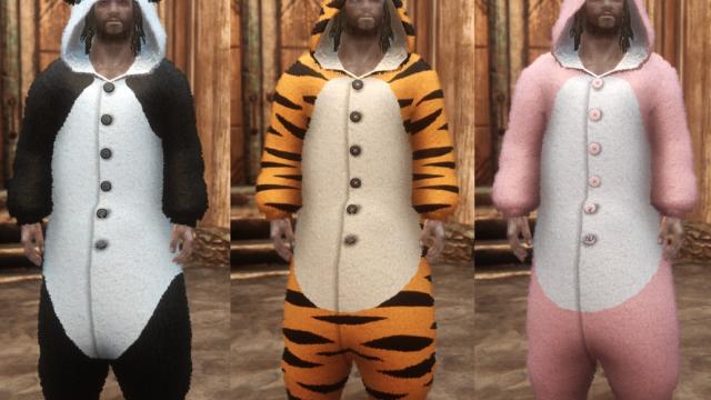 Пижамы животных / AnimalPajama для Skyrim SE-AE
