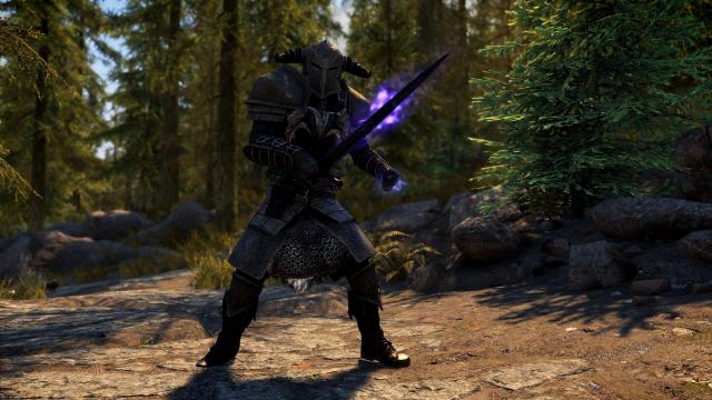Сет мертвого рыцаря / Death knight - Armor для Skyrim SE-AE