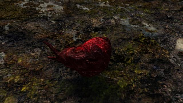 Retextured Pulsing Daedra Heart for Skyrim SE-AE