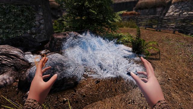 Longer Fire and Ice Effects - Длительные эффекты от огня и мороза для Skyrim SE-AE