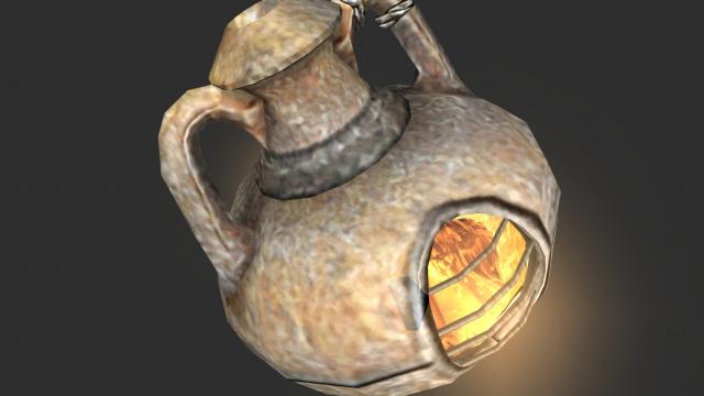 Oil Lamp Trap Retexture for Skyrim SE-AE