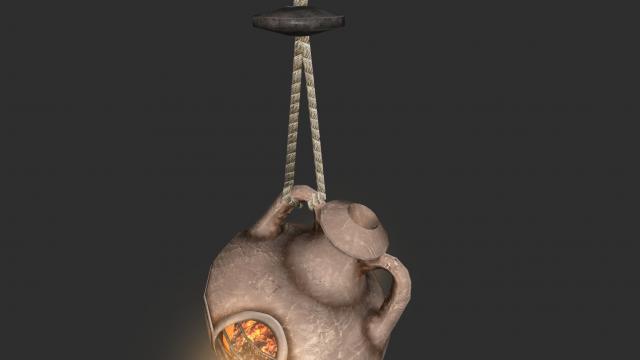 Oil Lamp Trap Retexture for Skyrim SE-AE