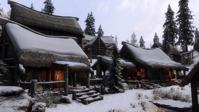 True Nordic Farmhouses (2K - 4K) for Skyrim SE-AE