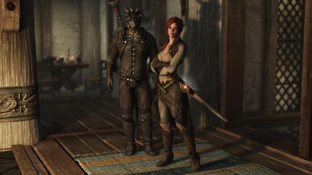 Practical Pirate Outfit for Skyrim SE-AE