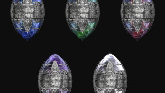 Красивая переработка Парагонов / Iconic's Remastered Paragon Gems Retexture для Skyrim SE-AE
