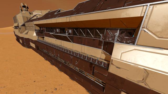 Desert train for Space Engineers