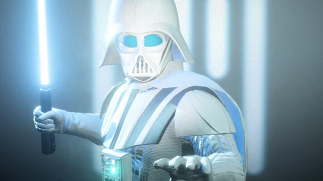 Белый Вейдер / Jedi Vader (Anakin Replacer) White Armor Version для Star Wars Battlefront 2