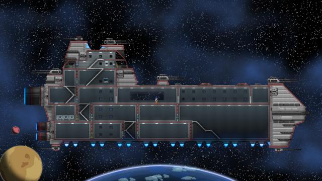 Человеческий Дредноут / Human Dreadnought для Starbound