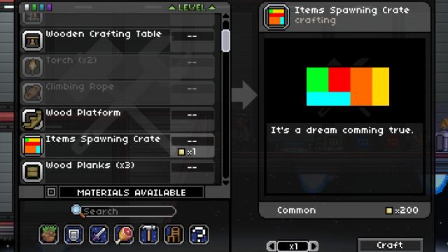 Предметы из звезд / Items Crate для Starbound