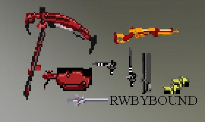 Вселенная и вооружение RWBY / RWBYbound - Universe and Weaponry для Starbound