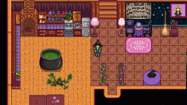 Witchy-Gothic Interior for Stardew Valley